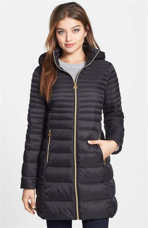 michael kors jacket down sleeves|michael kors packable down.